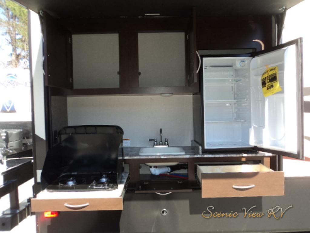 Fifth wheels review KZ outdoor kitchen